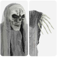 Produktbild för Halloween Hängande Spöke 3 pcs Svart 66 x 110 cm Polyester