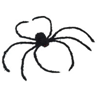 Produktbild för Halloween Spindel Dekoration 3 pcs Svart 150 cm