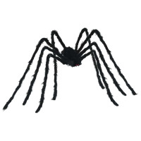 Produktbild för Halloween-spindel dekoration med nät 2 pcs Svart och vit