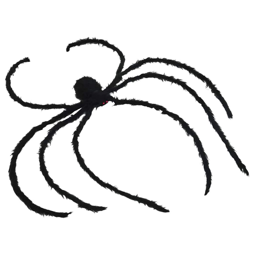 Produktbild för Halloween-spindel dekoration med nät 2 pcs Svart och vit