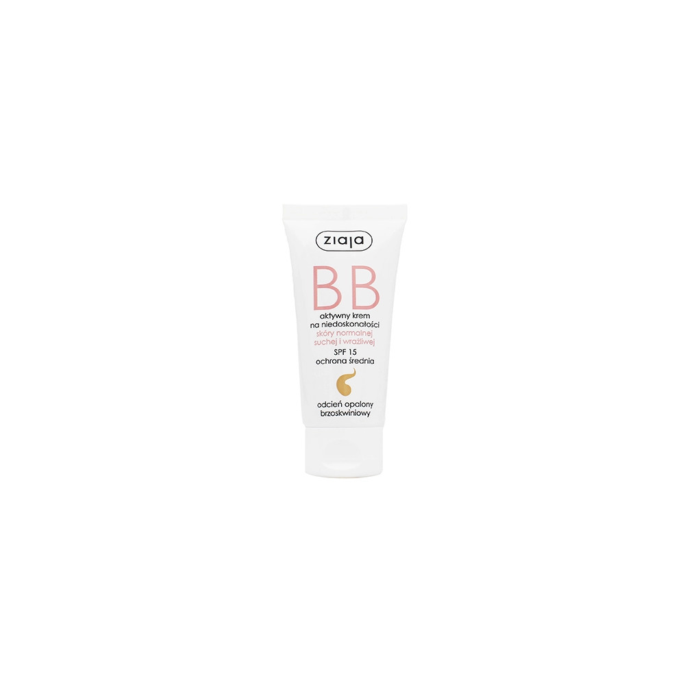 Produktbild för Ziaja BB Cream Normal, Dry & Sensitive Skin BB cream for normal and dry skin SPF 15 50 ml Dark