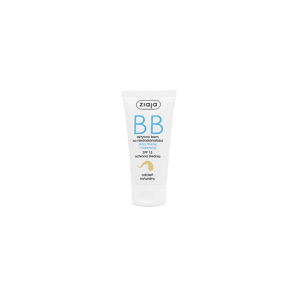 Produktbild för Ziaja BB Cream Oily & Combination Skin BB cream for oily and combination skin SPF 15 50 ml Natural