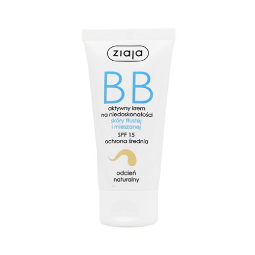 Ziaja Ziaja BB Cream Oily & Combination Skin BB cream for oily and combination skin SPF 15 50 ml Natural