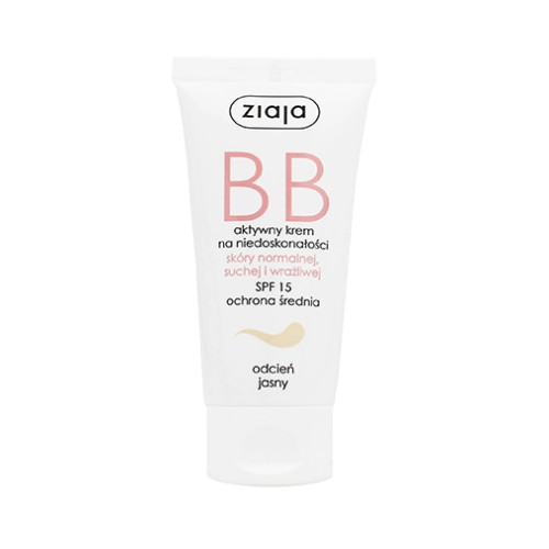 Ziaja Ziaja BB Cream Normal, Dry & Sensitive Skin BB cream for normal and dry skin SPF 15 50 ml Light