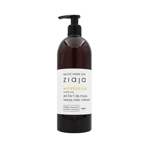 Ziaja Ziaja Baltic Home Spa Vitality 3in1 Face Body & Hair Gel 500ml
