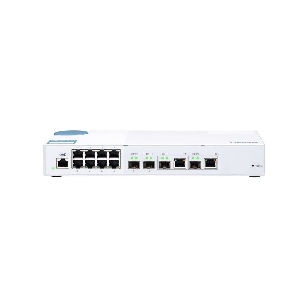 Produktbild för QNAP QSW-M408-2C - switch - 12 portar - Administrerad