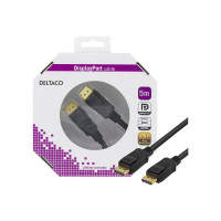 Produktbild för DELTACO DP-1050-K - DisplayPort-kabel - 5 m