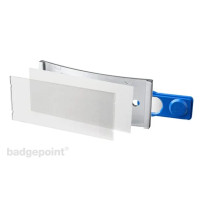 Produktbild för Navneskilt Badgepoint® 70x30 mm, Polar® Medarbejderskiltesæt...