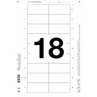 Produktbild för Navneskilt Badgepoint® 70x30 mm, Polar® Medarbejderskiltesæt...