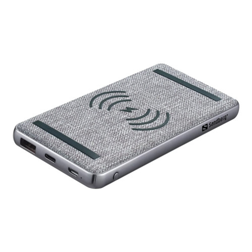 Sandberg Sandberg trådlös powerbank - Li-pol - USB-C, USB