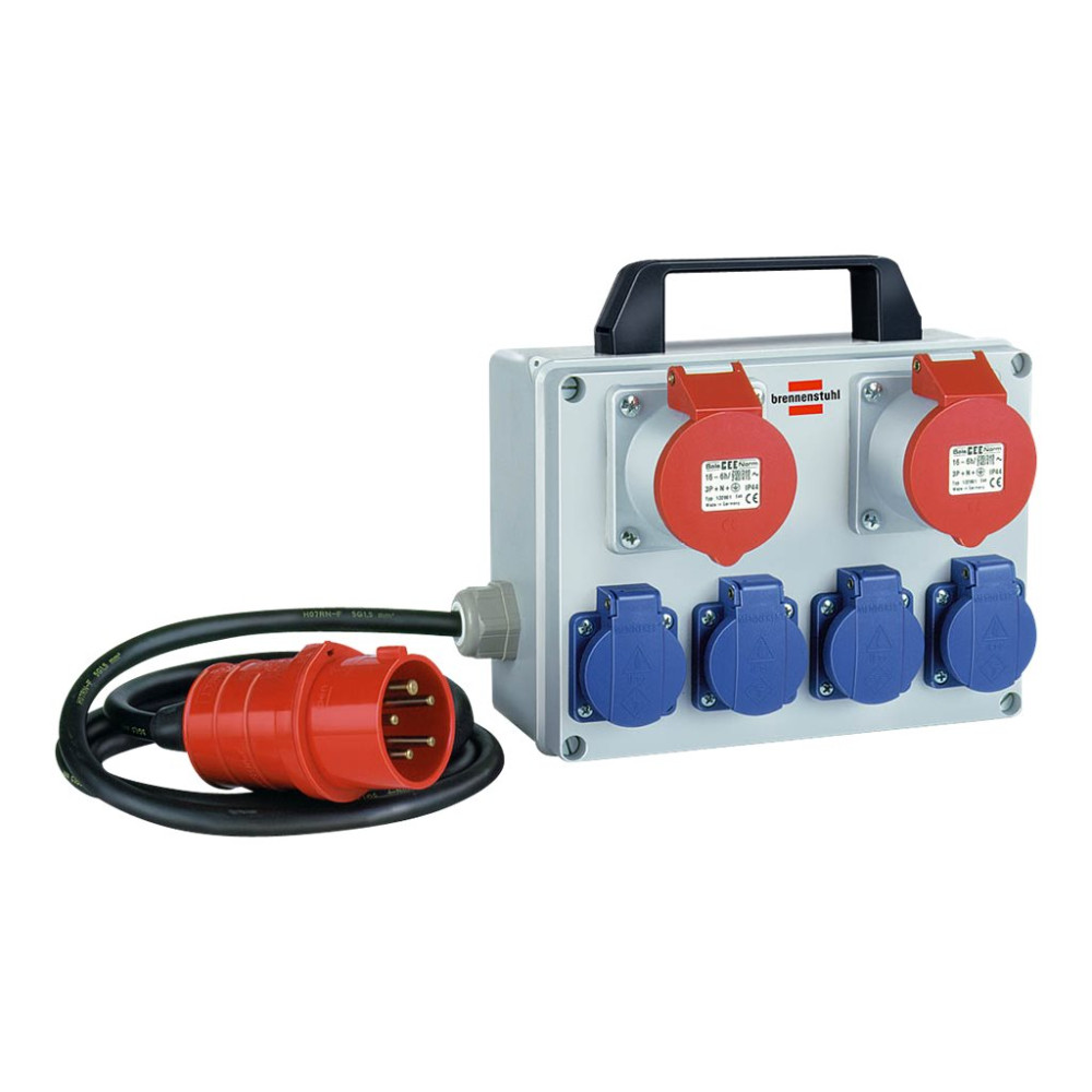 Produktbild för brennenstuhl BKV 2/4 T IP44 - kraftdistributionsenhet