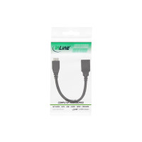 Produktbild för InLine - USB-adapter - USB till Micro-USB Type B - 15 cm