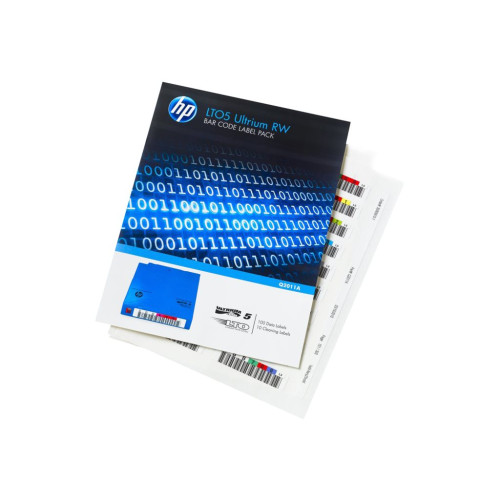 HP HPE LTO-5 Ultrium RW Bar Code Label Pack - streckkodsetiketter