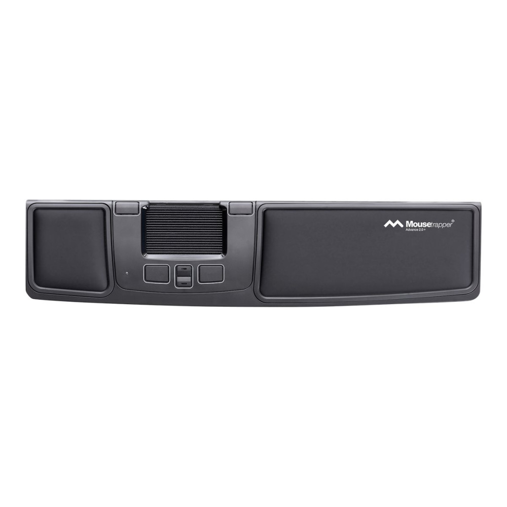 Produktbild för Mousetrapper Advance 2.0+ - central pekenhet - USB - svart med vita accenter