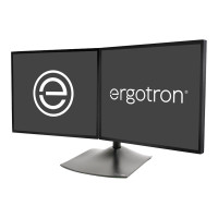 Produktbild för Ergotron DS100 ställ - horisontal - för 2 LCD-bildskärmar - svart