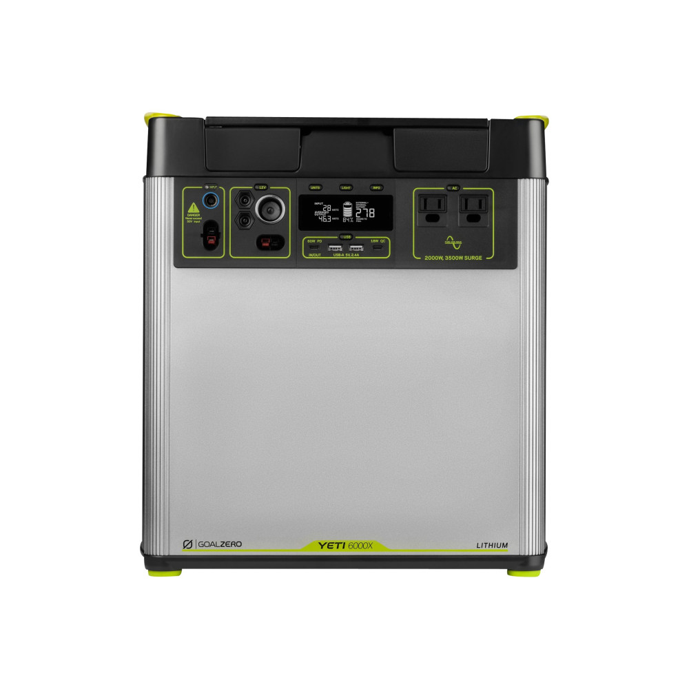 Produktbild för Goal Zero Yeti 6000X - bärbar kraftstation - 2000 Watt - Li-Ion - 6010 Wh
