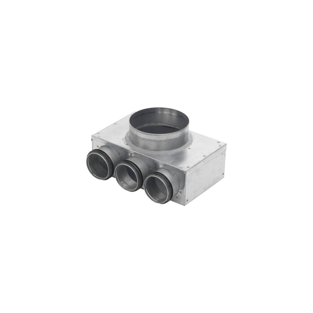 Produktbild för LINDAB InDomo väggbox PVWU 100 för styrventil Ø100 mm med 1...