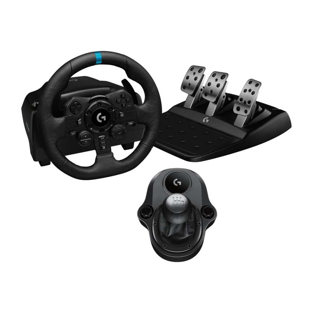 Produktbild för Logitech G G923 - hjul, pedaler och växelspakuppsättning - kabelansluten