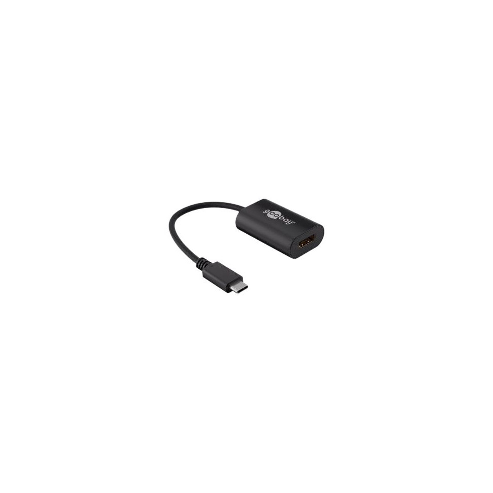 Produktbild för goobay - extern videoadapter - svart