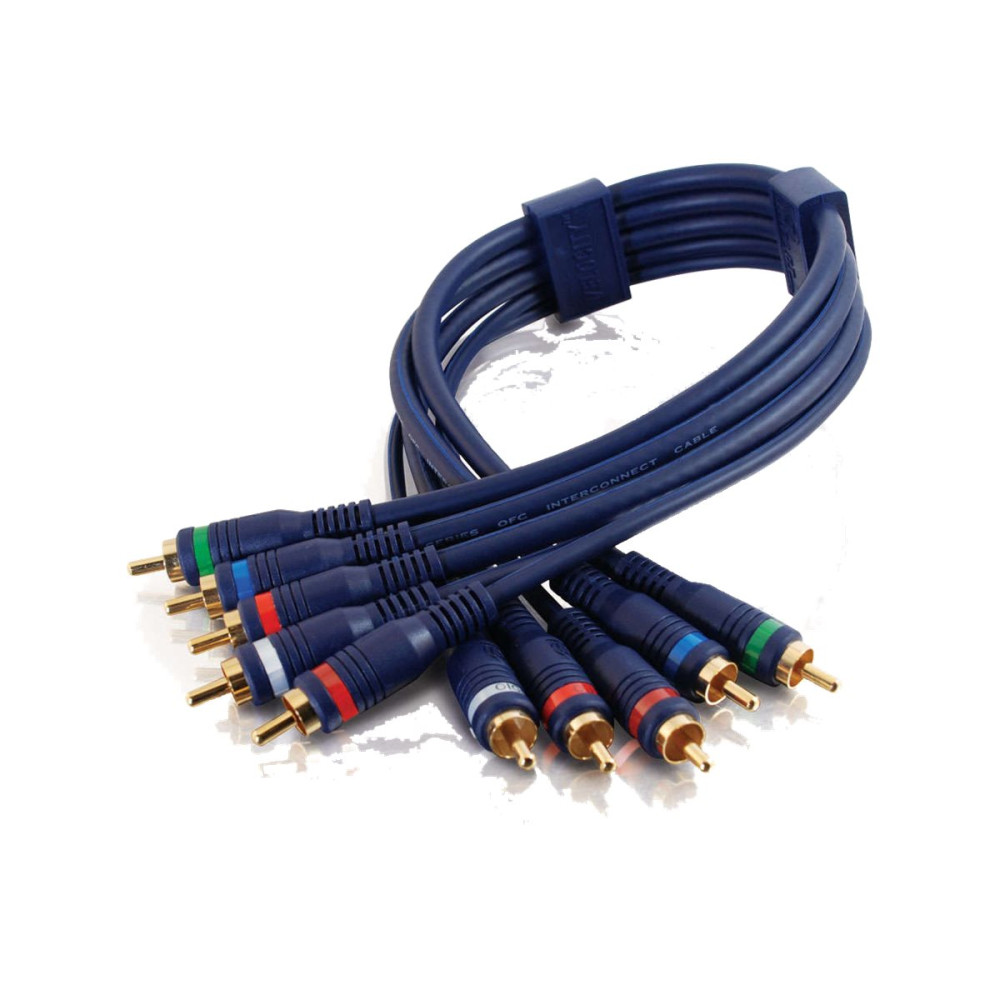 Produktbild för C2G Velocity kabel för video / ljud - komponentvideo/ljud - 1 m