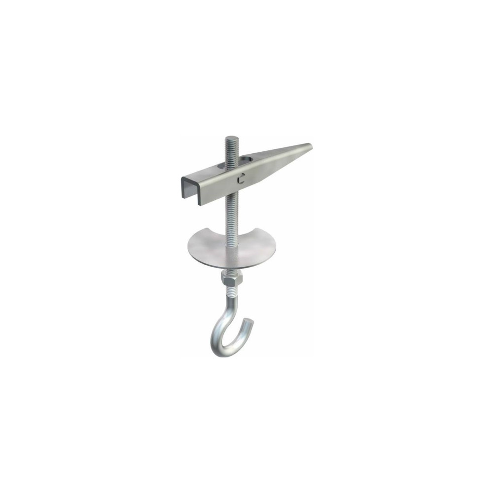 Produktbild för OBO Kip-spik M5 x 65 mm, borr Ø13 mm, med bricka och krok (5...