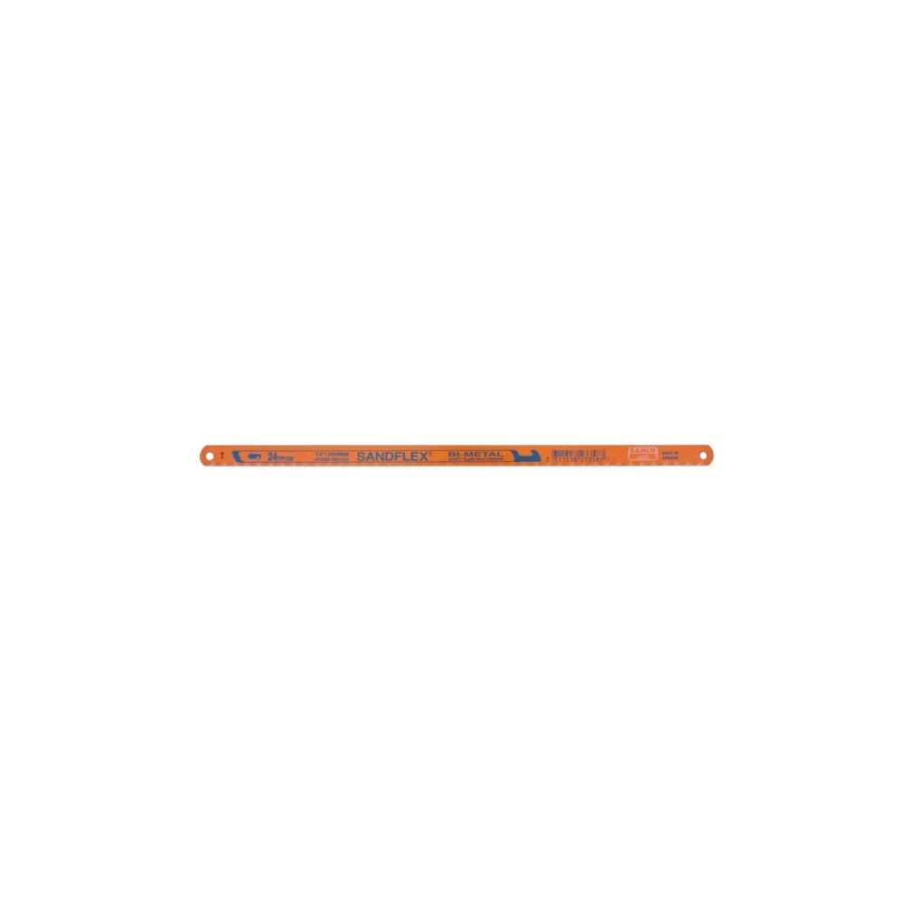 Produktbild för Bahco Bågfilsblad, Metall, Stål, Blå, Orange, 30 cm, 13 mm,...