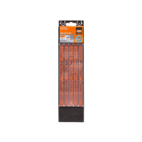 Produktbild för Bahco Bågfilsblad, Metall, Stål, Blå, Orange, 30 cm, 13 mm,...