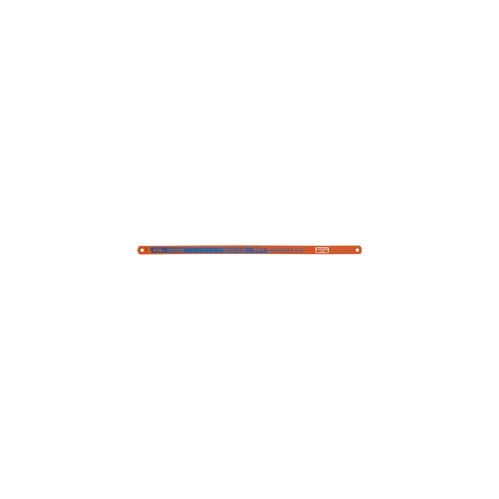 Produktbild för Bahco Bågfilsblad, Metall, Stål, Blå, Orange, 30 cm, 13 mm,...