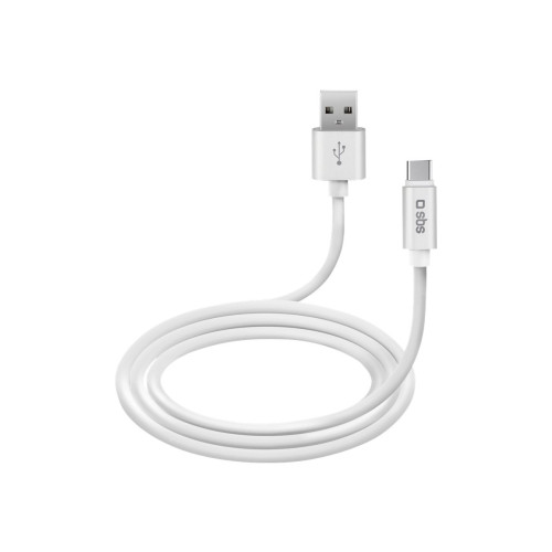 SBS SBS Polo Collection TECABLPOLOTYPECW - USB typ C-kabel - USB-C till USB - 1 m