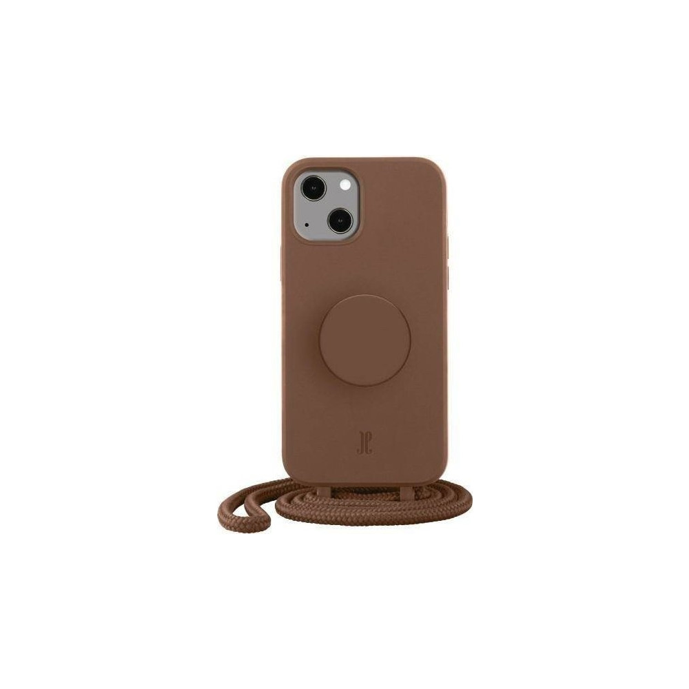 Produktbild för Just Elegance Case JE PopGrip iPhone 13 6.1" brown/brown sug...