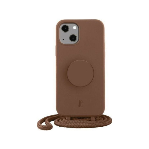 Just Elegance Just Elegance Case JE PopGrip iPhone 13 6.1" brown/brown sug...