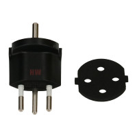 Produktbild för Max Hauri FIXADAPTER - adapter för effektkontakt - T12 till power CEE 7/7