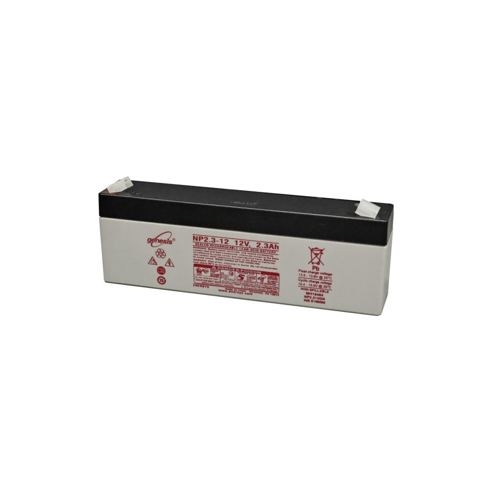 Produktbild för Yuasa 12V 2300mAh, Slutna blybatterier (VRLA), 12 V, 1 styck...