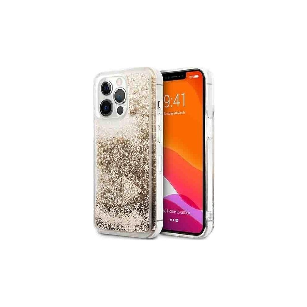 Produktbild för Guess Etui Guess do iPhone 14 Pro 6,1" złoty/gold hardcase G...