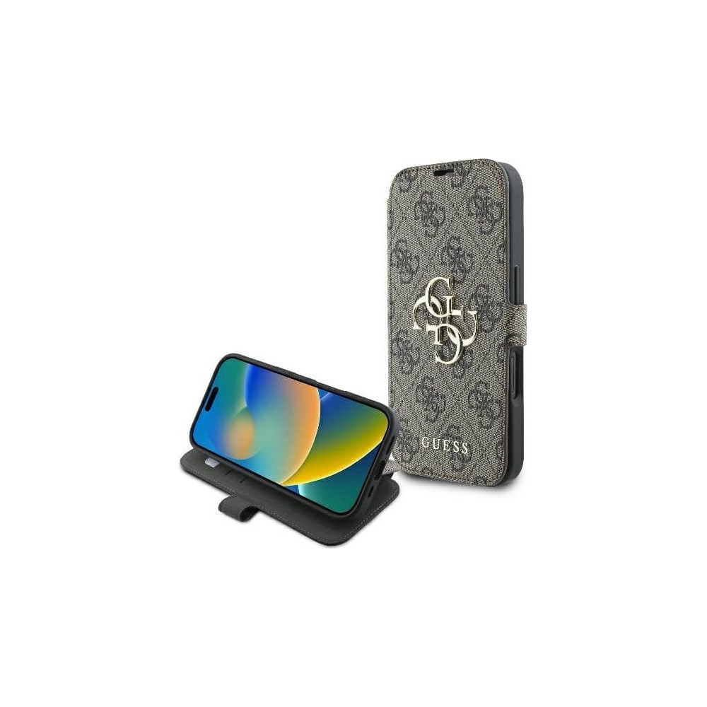 Produktbild för Etui Guess 4G Metal Logo na iPhone 16 Plus