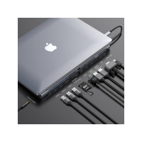 Produktbild för Baseus CATSXG0G, USB 3.2 Gen 1 (3.1 Gen 1) Type-C, 3,5 mm, H...