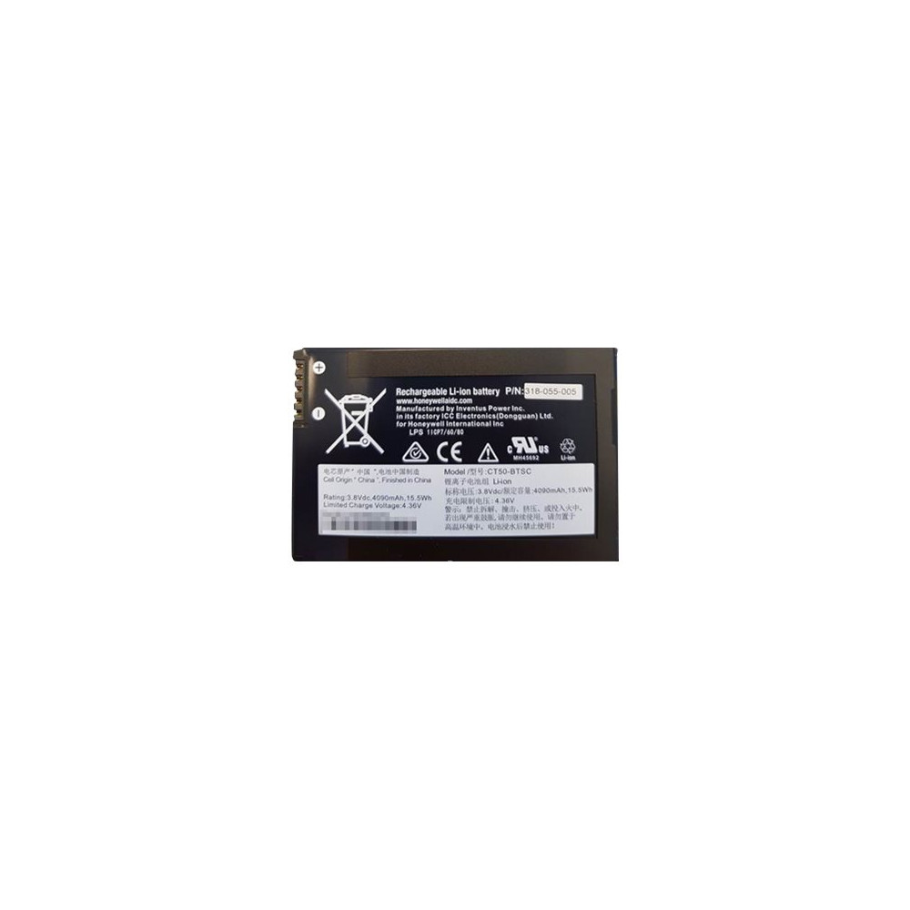 Produktbild för Honeywell CT50-BTSC - batteri för handdator - Li-Ion - 4020 mAh - 15.5 Wh