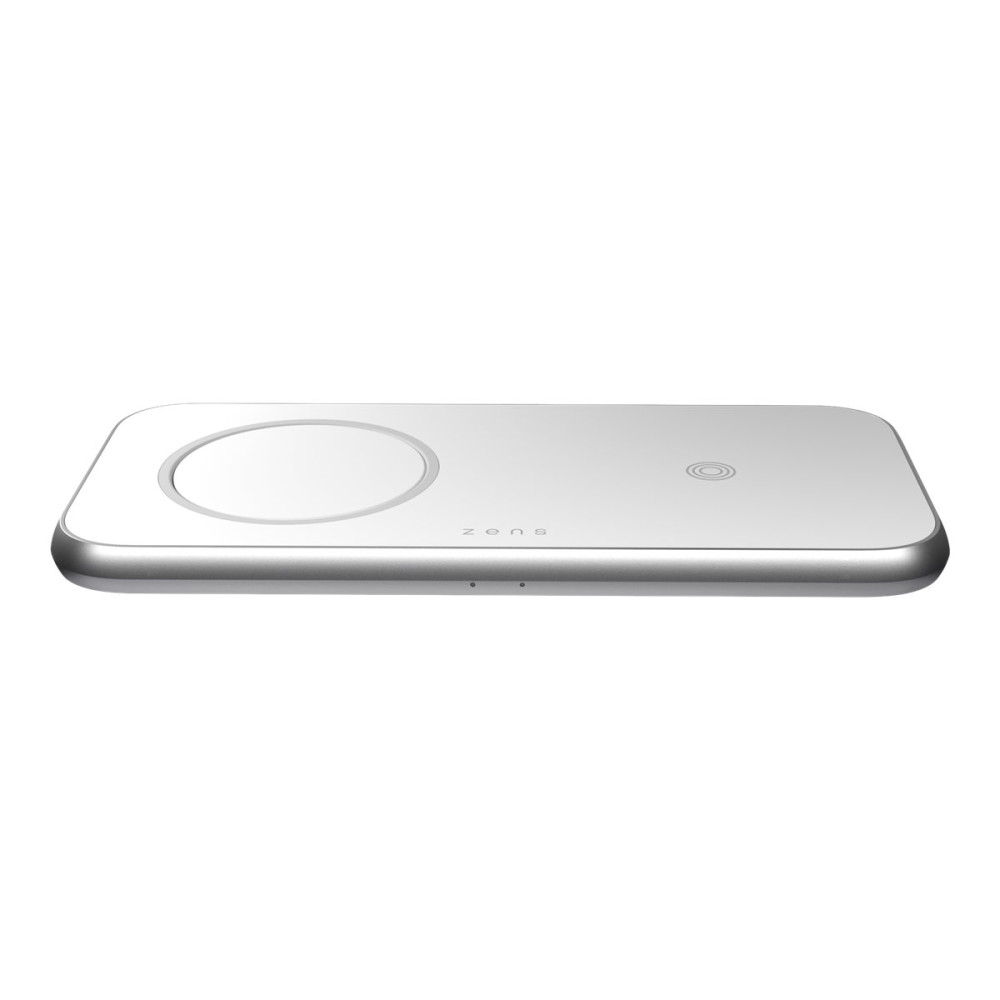 Produktbild för Zens Aluminium Series trådlös laddningsplatta - + växelströmsadapter - USB