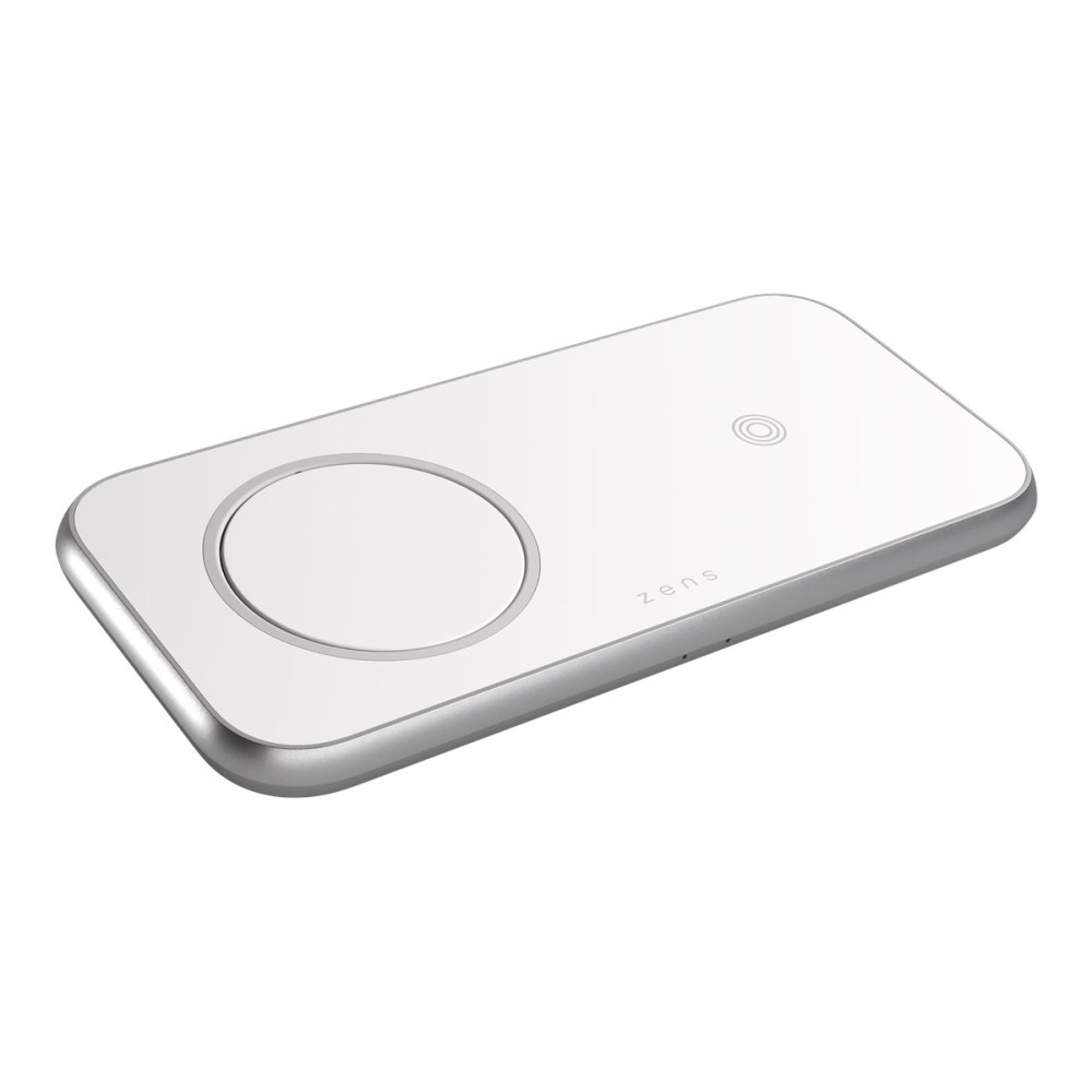 Produktbild för Zens Aluminium Series trådlös laddningsplatta - + växelströmsadapter - USB