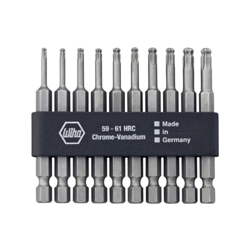 Wiha Wiha 32804, 10 styck, Torx, T10, T15, T20, T25, T30, 70 mm,...