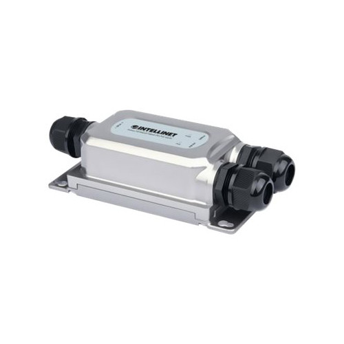 intellinet Intellinet Outdoor Vandalproof Gigabit High-Power PoE+ Injector, One 30 W Port, IEEE 802.3at/af Compliant, IP67 Waterproof, IK10 Vandal-proof, Metal Housing - strömtillförsel - 30 Watt