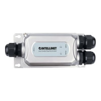 Produktbild för Intellinet Outdoor Vandalproof Gigabit High-Power PoE+ Injector, One 30 W Port, IEEE 802.3at/af Compliant, IP67 Waterproof, IK10 Vandal-proof, Metal Housing - strömtillförsel - 30 Watt