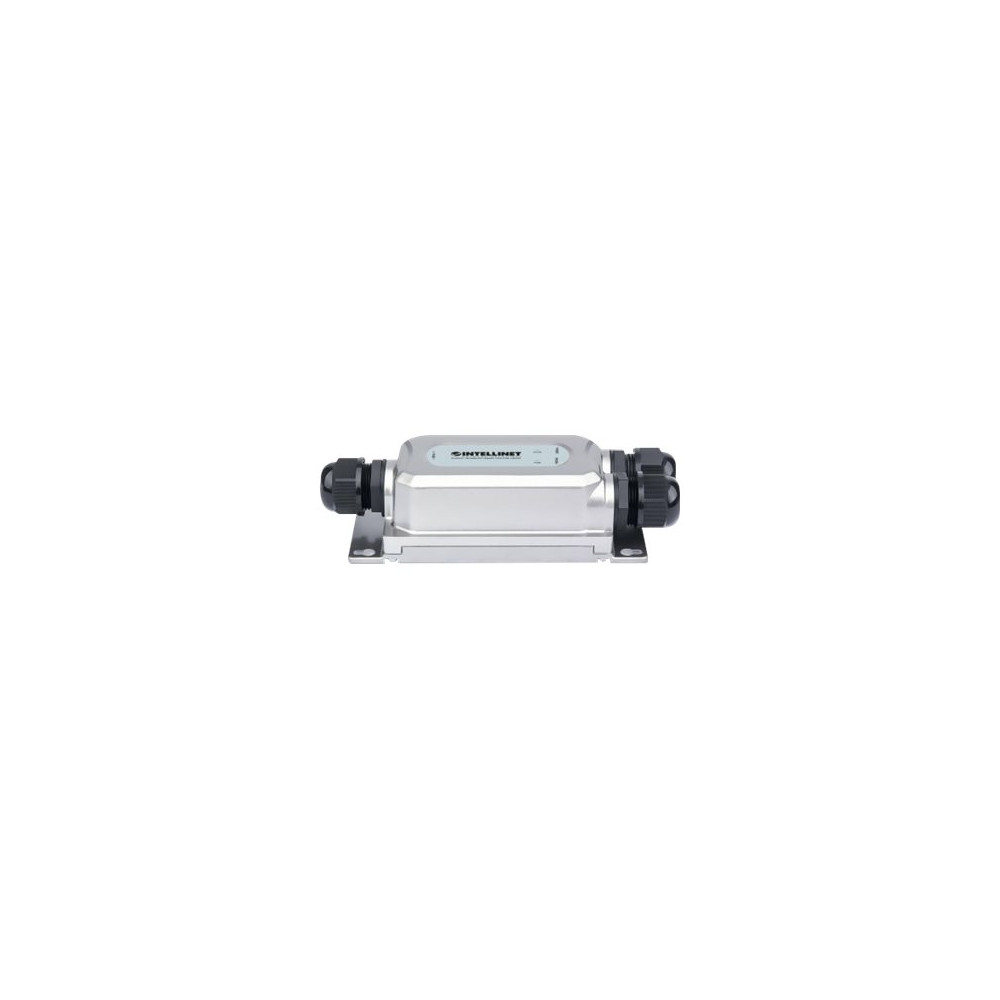 Produktbild för Intellinet Outdoor Vandalproof Gigabit High-Power PoE+ Injector, One 30 W Port, IEEE 802.3at/af Compliant, IP67 Waterproof, IK10 Vandal-proof, Metal Housing - strömtillförsel - 30 Watt