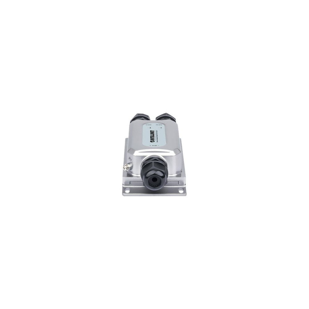 Produktbild för Intellinet Outdoor Vandalproof Gigabit High-Power PoE+ Injector, One 30 W Port, IEEE 802.3at/af Compliant, IP67 Waterproof, IK10 Vandal-proof, Metal Housing - strömtillförsel - 30 Watt