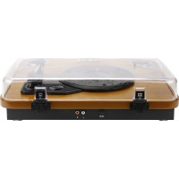 Produktbild för Akai ATT-11BT, Remdriven skivtallrik, Brun, 33,45,78 RPM, Au...