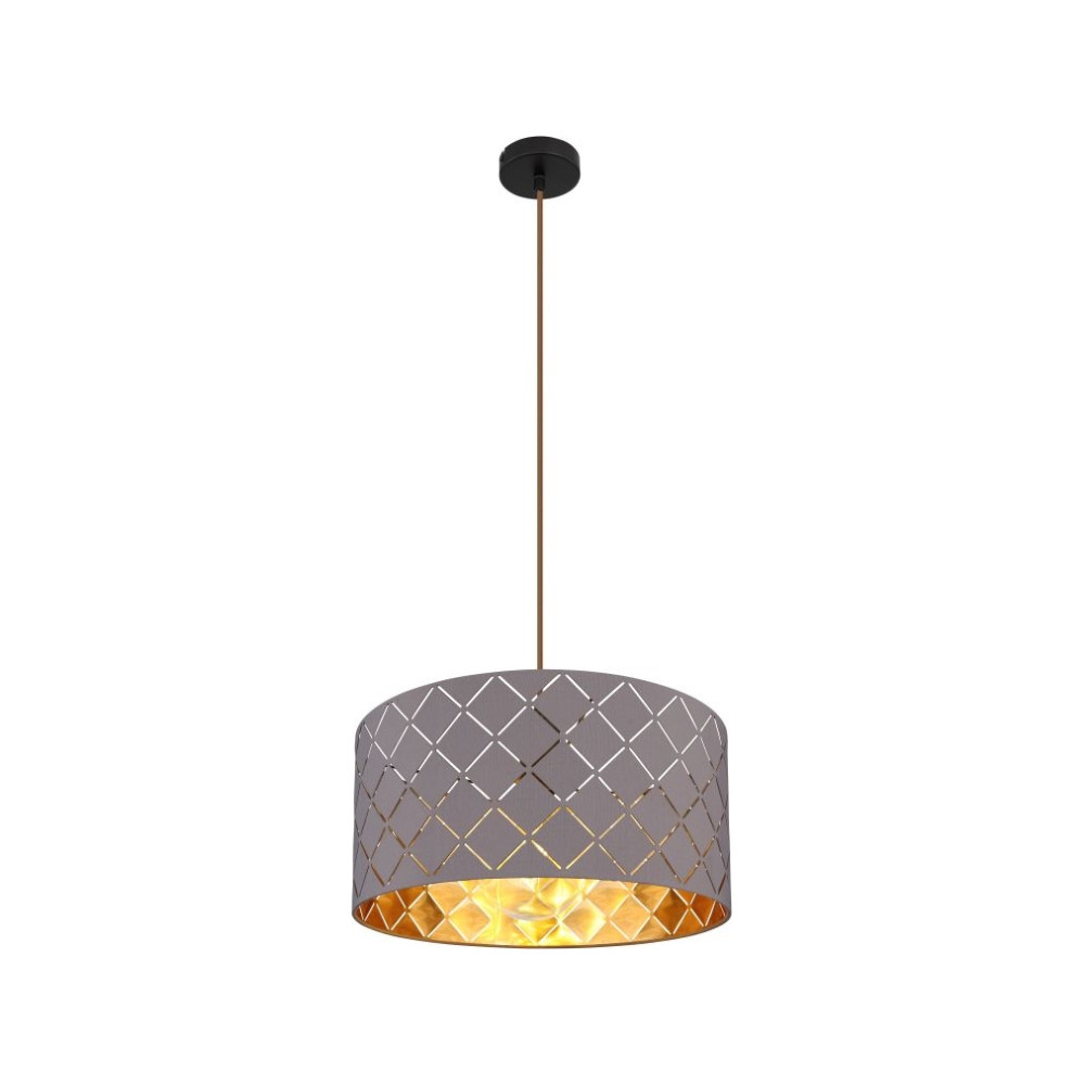 Produktbild för Hanging lamp Globo Modern ceiling lamp LED Ready gray Globo...