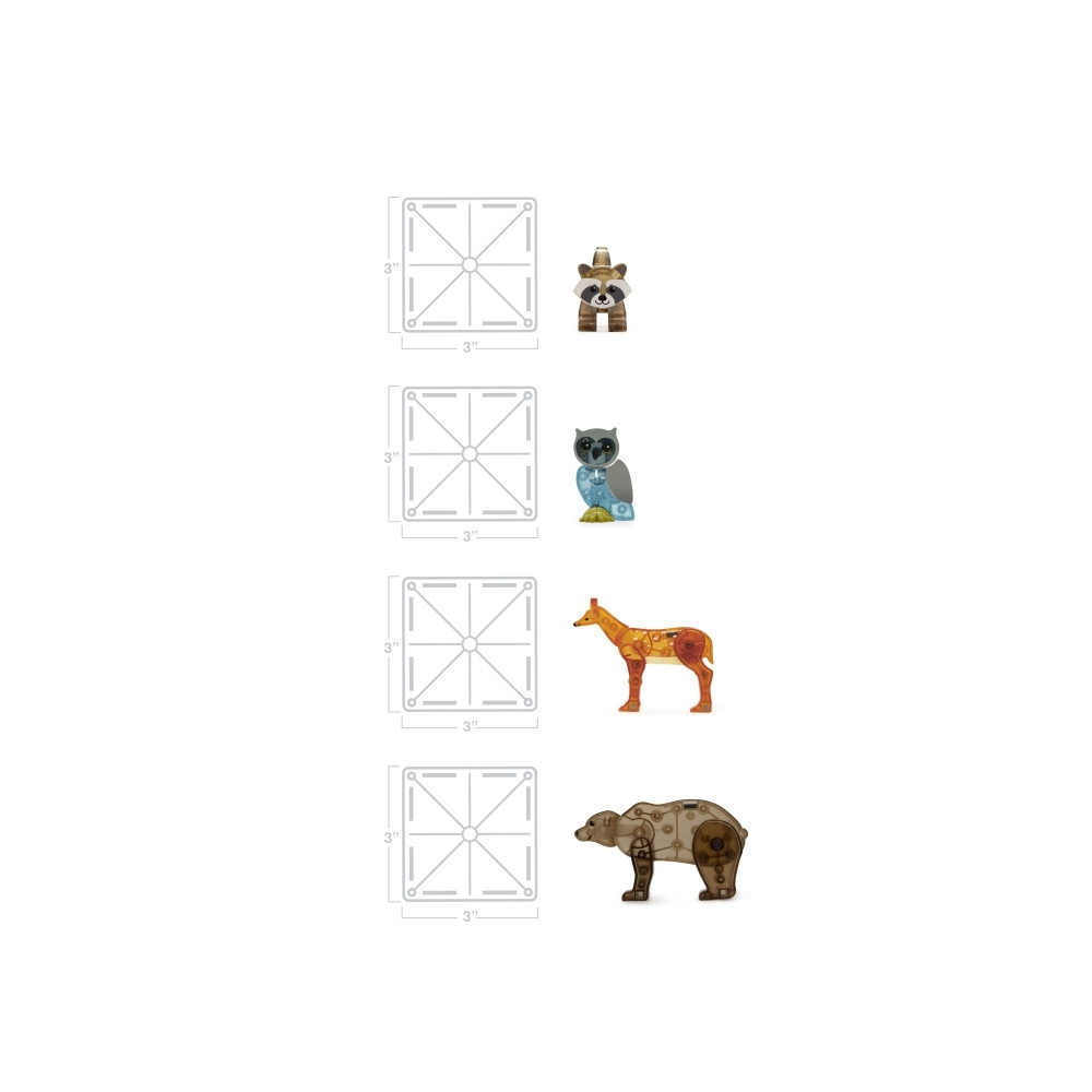 Produktbild för Magna-Tiles Forest Animals 25 pcs set