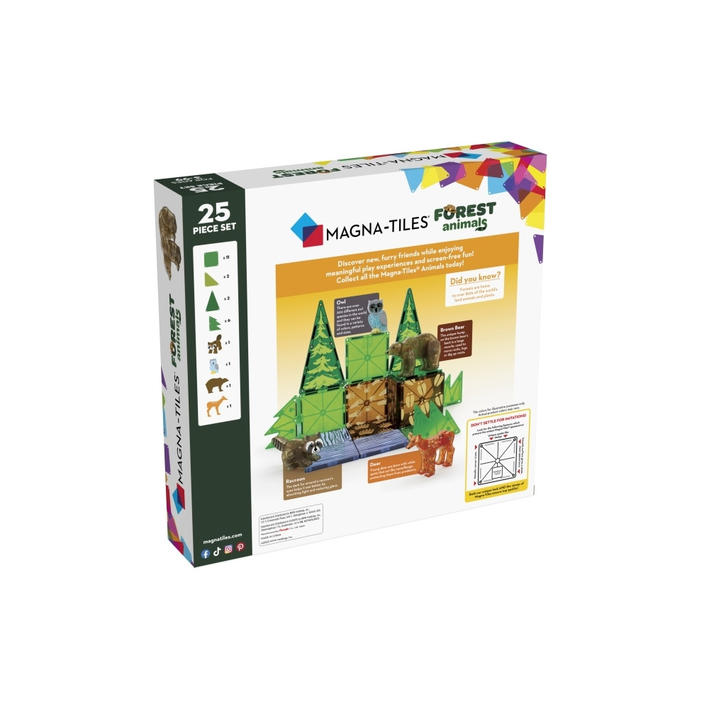 Produktbild för Magna-Tiles Forest Animals 25 pcs set