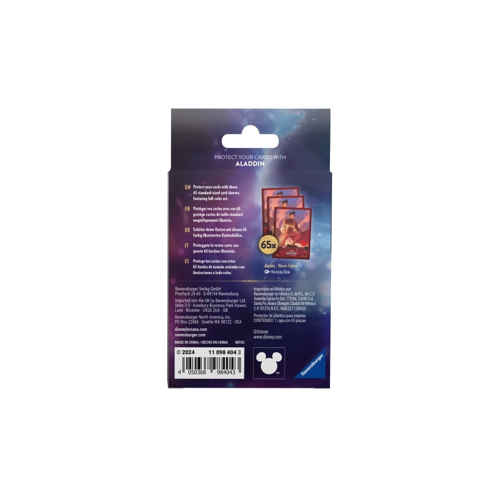 Produktbild för Disney Lorcana Shimmering Skies (Set 5) Card Sleeve Pack