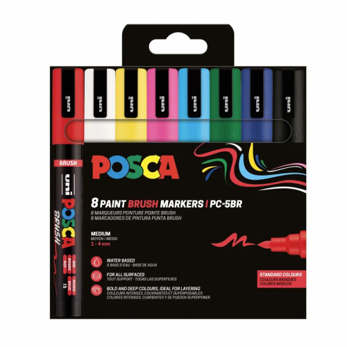 POSCA POSCA PC-5M PENSE 8 st. basfärger